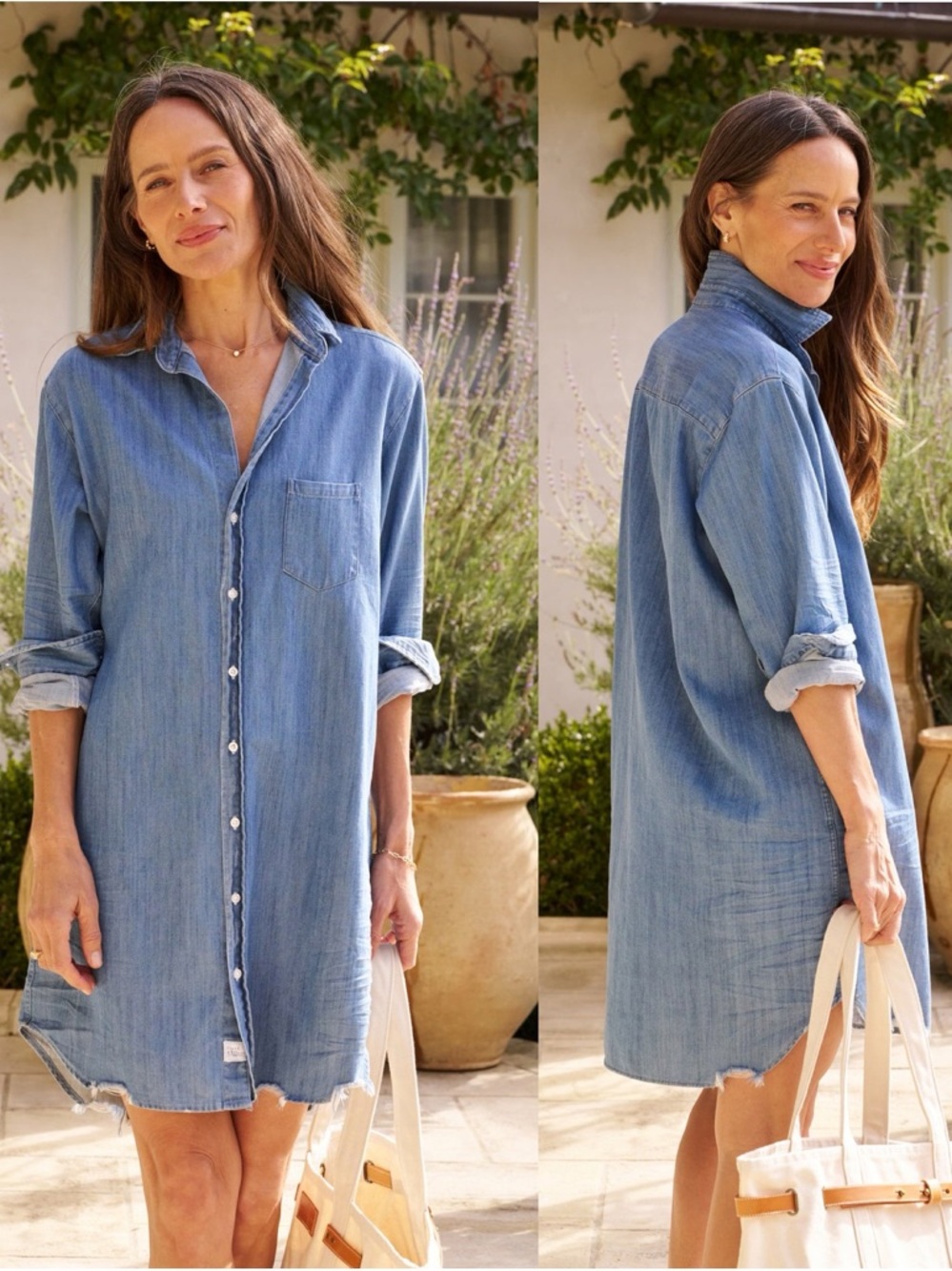 Frank & Eileen Mary Classic Long Sleeves Shirtdress